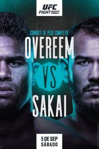 UFC Fight Night 176 Overeem vs Sakai
